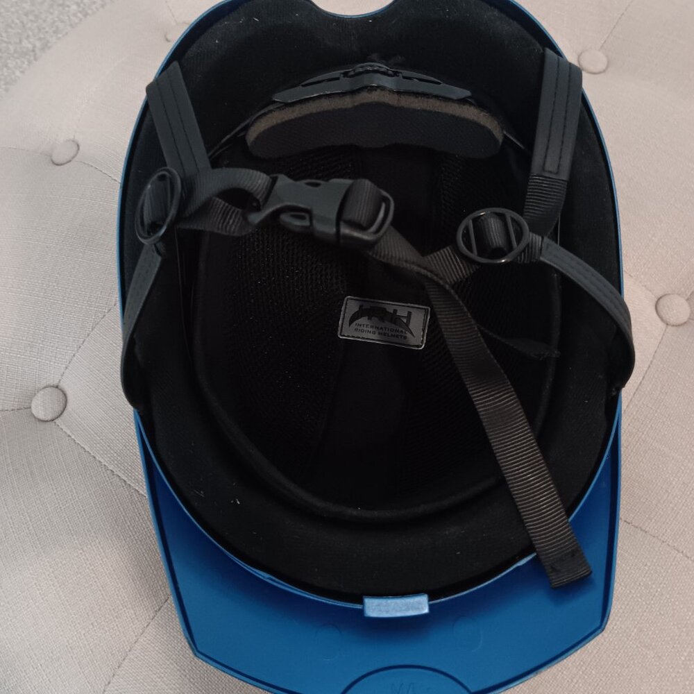 International Riding Helmet IRH / Medium / blue mist /adjustable - Picture 6 of 10